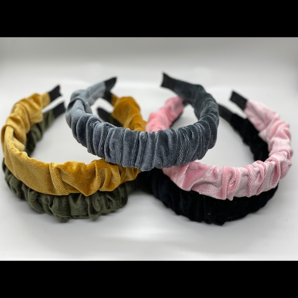 Velvet headbands set of 5 - Picture 1 of 1